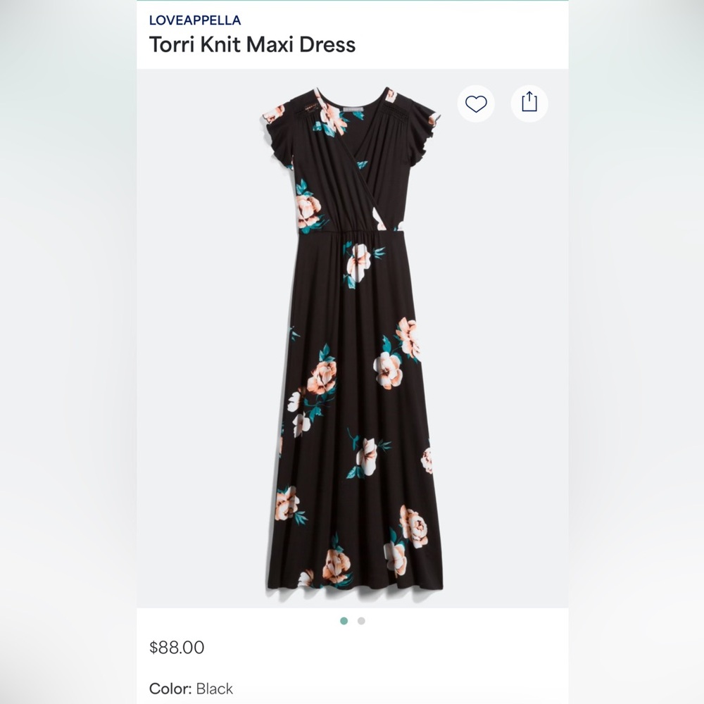 Loveappella Torri Knit Maxi Dress